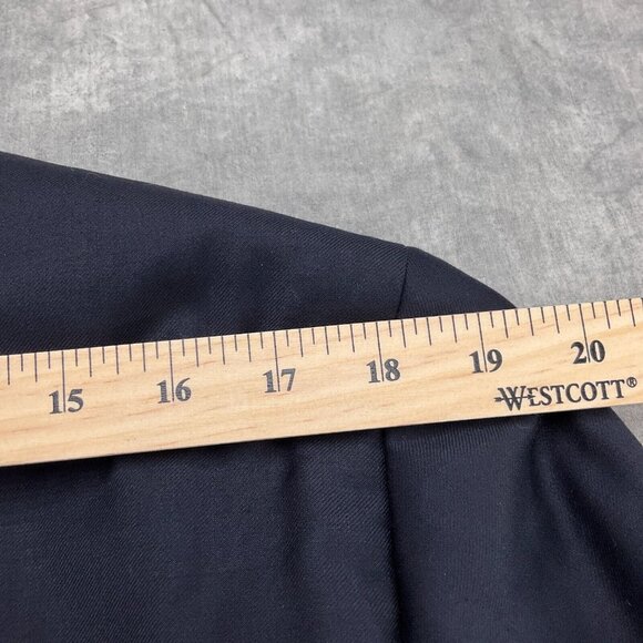 Efendi Blazer Men 41 Navy Blue‎ Half Canvas Tailored Classic Career Suit Jacket - Picture 6 of 12